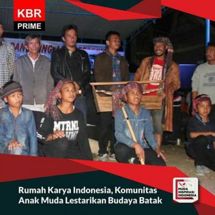 Rumah Karya Indonesia, Komunitas Anak Muda Lestarikan Budaya Batak 